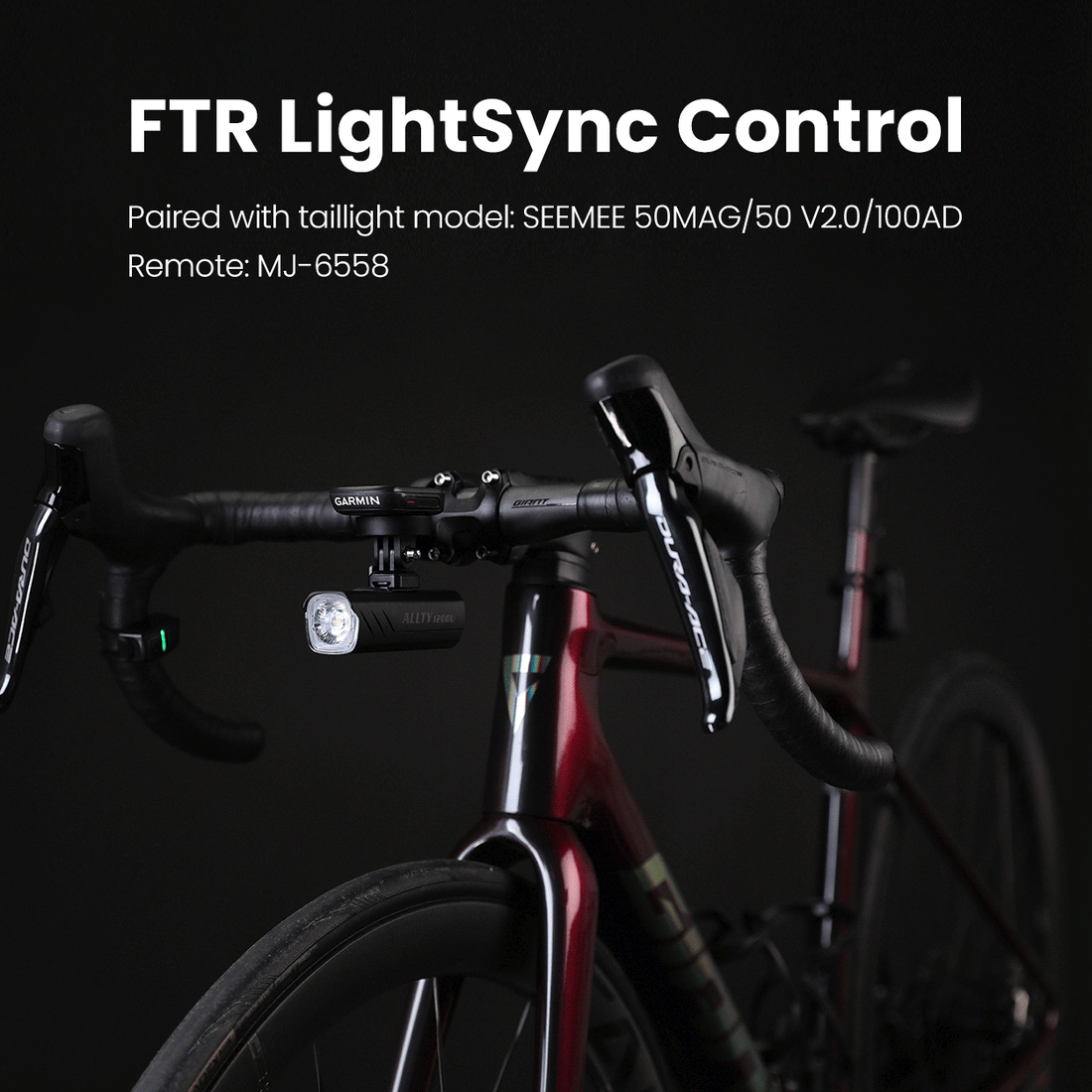 ALLTY 1200U Underneath Mounted Bike Light